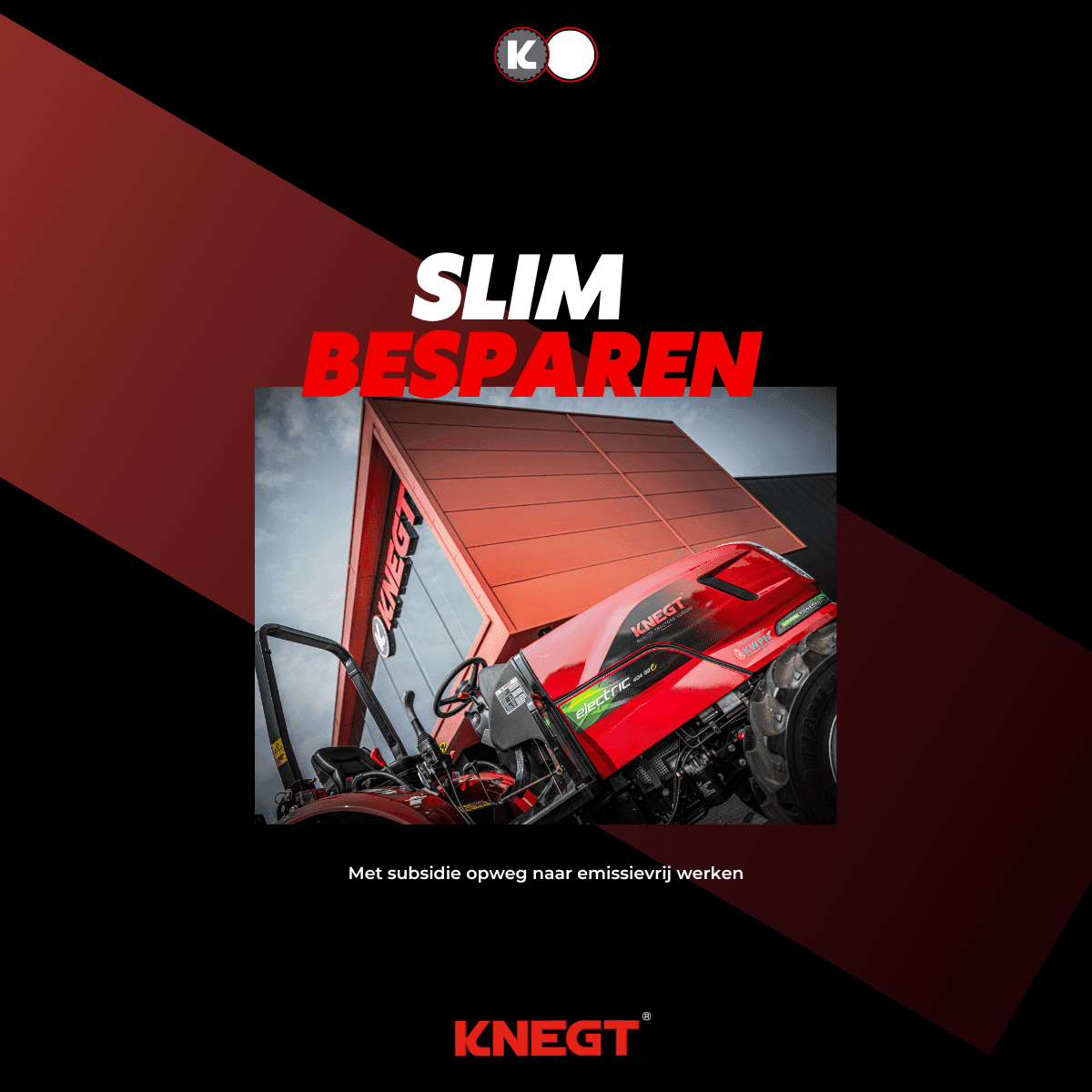 Driving electric with subsidies: how your Knegt tractor pays for itself